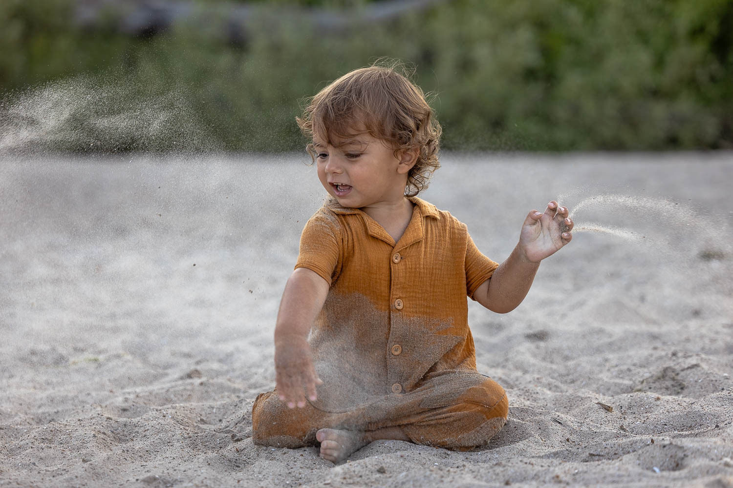 kid photoshoot in Dunville beach