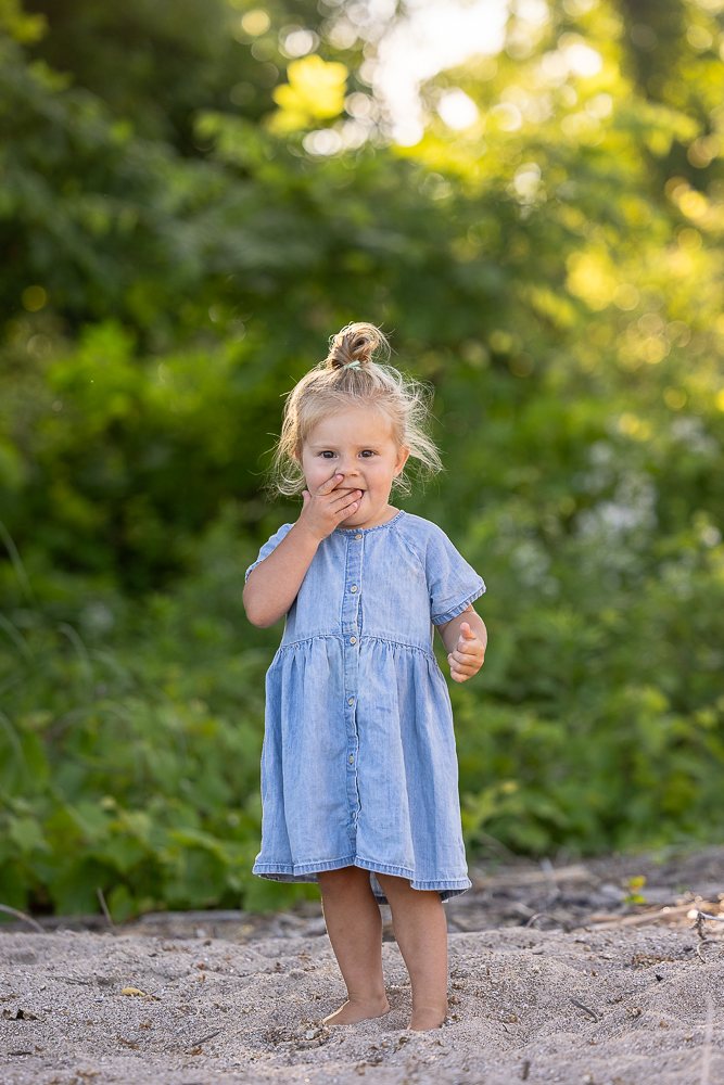 kid portrait at a beach in Dunville