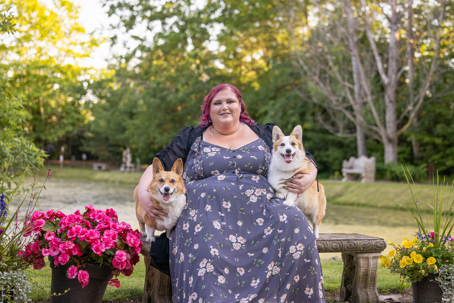 pet and family portrait dog mom photoshoot in Norfolk County